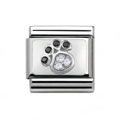 Nomination Classic CZ Paw Print Charm 330304/14