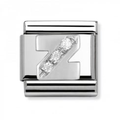 Nomination Classic CZ Silver Letter Z Charm 330301/26