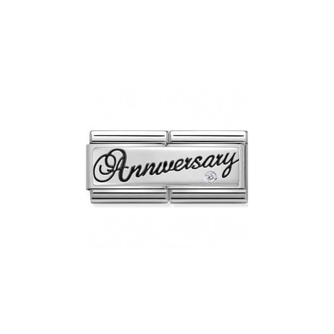 Nomination Classic Double CZ Anniversay Charm 330730/03