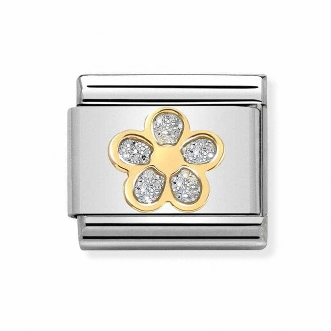 Nomination Classic Glitter Flower Charm 030220/06