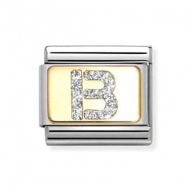 Nomination Classic Glitter Letter B Charm 030291/02