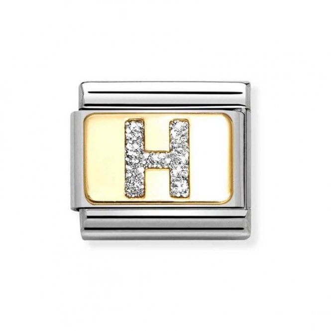 Nomination Classic Glitter Letter H Charm 030291/08
