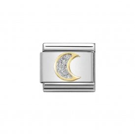 Nomination Classic Glitter Moon Charm 030220/05