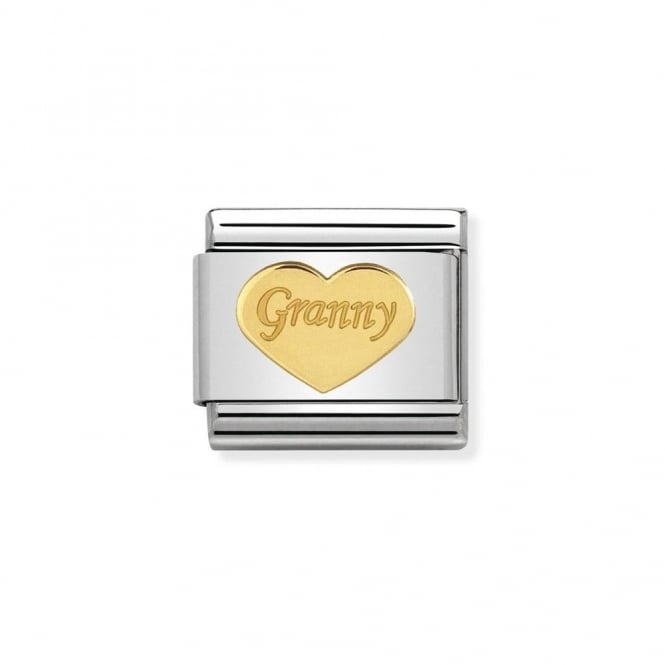 Nomination Classic Gold Granny Heart Charm 030162/39