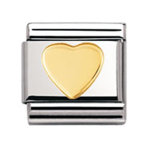 Nomination Classic Gold Heart Charm 030116/02
