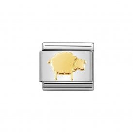 Nomination Classic Gold Sheep Charm 030112/35