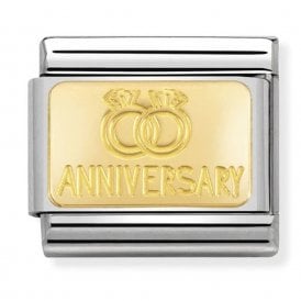 Nomination Classic Gold Wedding Anniversary Charm 030121/32