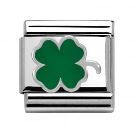Nomination Classic Green Clover Charm 330202/12