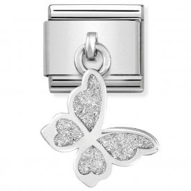 Nomination Classic Hanging Glitter Butterfly Charm 331805/03