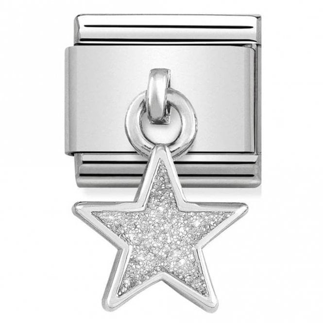 Nomination Classic Hanging Glitter Star Charm 331805/02
