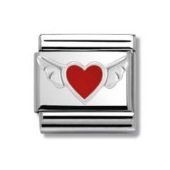 Nomination Classic Heart With Wings Charm 330202/01