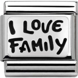 Nomination Classic I Love Family Charm 330102/34