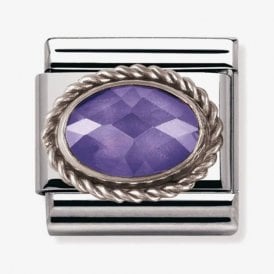 Nomination Classic Purple Cubic Zirconia Charm 330604/001