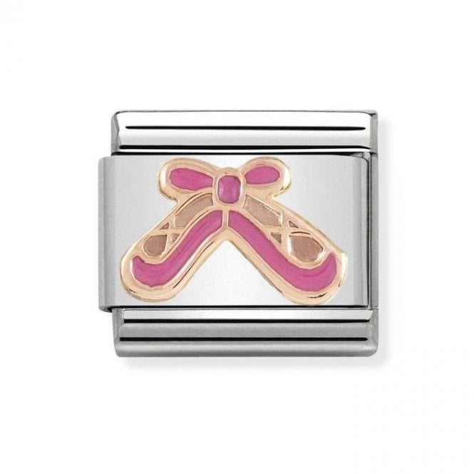 Nomination Classic Rose Gold Pink Ballet Shoes Charm 430203/02
