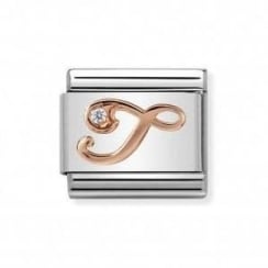 Nomination Classic Rose Gold T Charm 430310/20