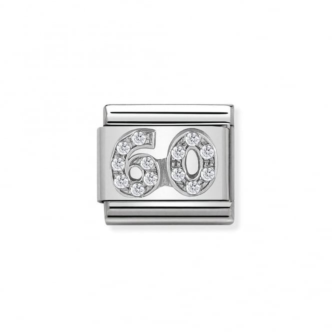 Nomination Classic Silver CZ 60 Charm 330304/24