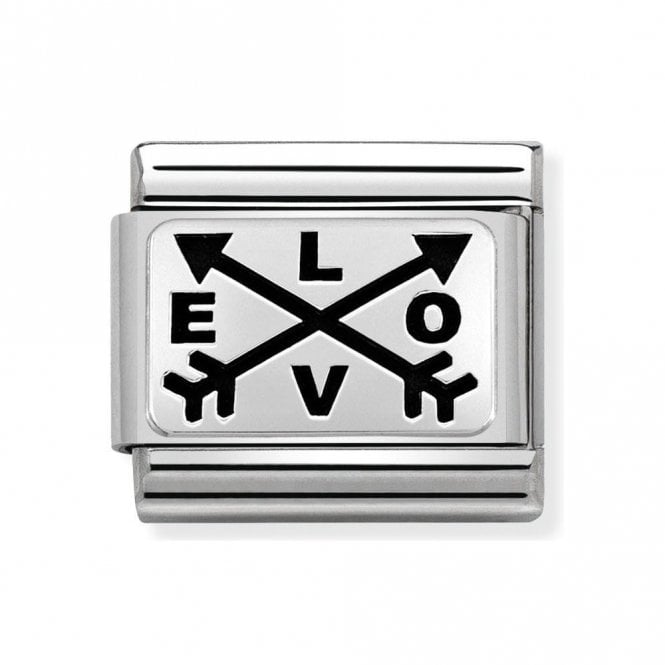 Nomination Classic Silver Double Arrow Love Charm 330109/41