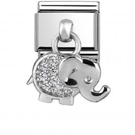Nomination Classic Silver Elephant Charm 331800/17