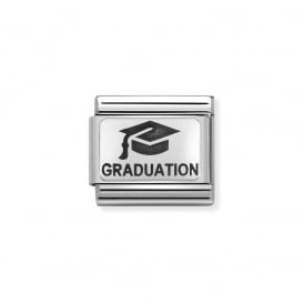 Nomination Classic Silver Graduation With Hat Charm 330109/02
