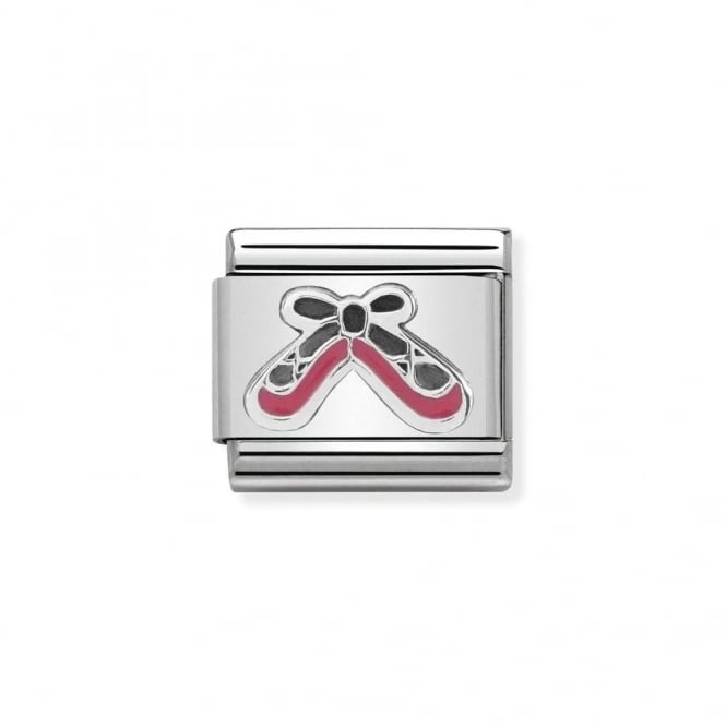 Nomination Classic Silver & Pink Ballet Shoes Charm 330202/41