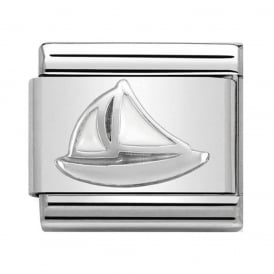 Nomination Classic Silver Sail Boat Charm 330202/47