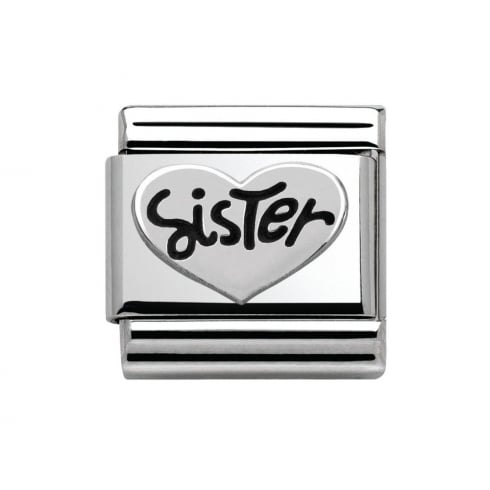 Nomination Classic Sister Heart Charm 330101/11
