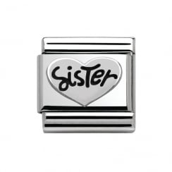 Nomination Classic Sister Heart Charm 330101/11