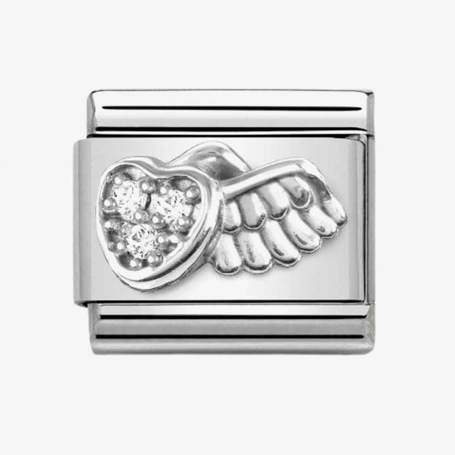 Nomination Classic Spirituality Wing Heart Charm 330304/42