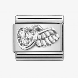 Nomination Classic Spirituality Wing Heart Charm 330304/42