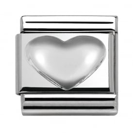 Nomination Classic Sterling Silver Heart Charm 330106/01