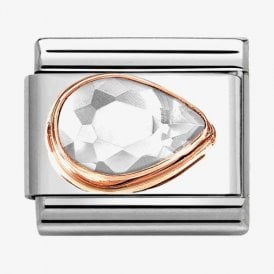 Nomination Classic White Drop Charm 430606/010