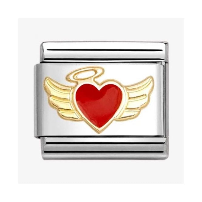 Nomination Heart Angel Wing Charm 030207/52