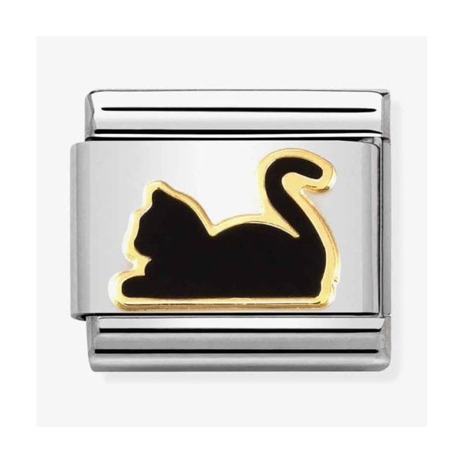 Nomination Italy Black Cat Charm