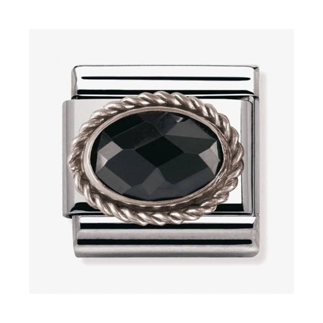 Nomination Italy Black Faceted Charm 330604/011
