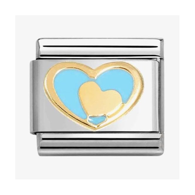Nomination Italy Blue Heart Charm