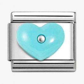 Nomination Italy Blue Heart Charm