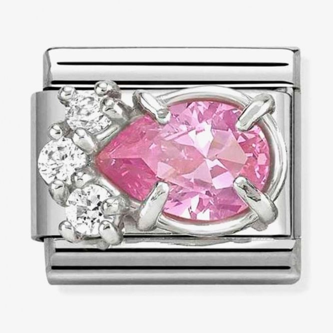 Nomination Italy Classic Pink & CZ Charm