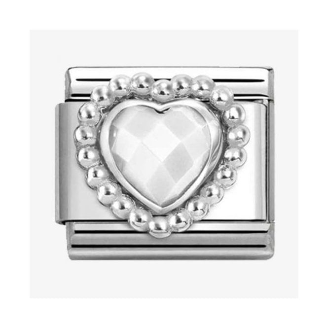 Nomination Italy CZ Heart Charm