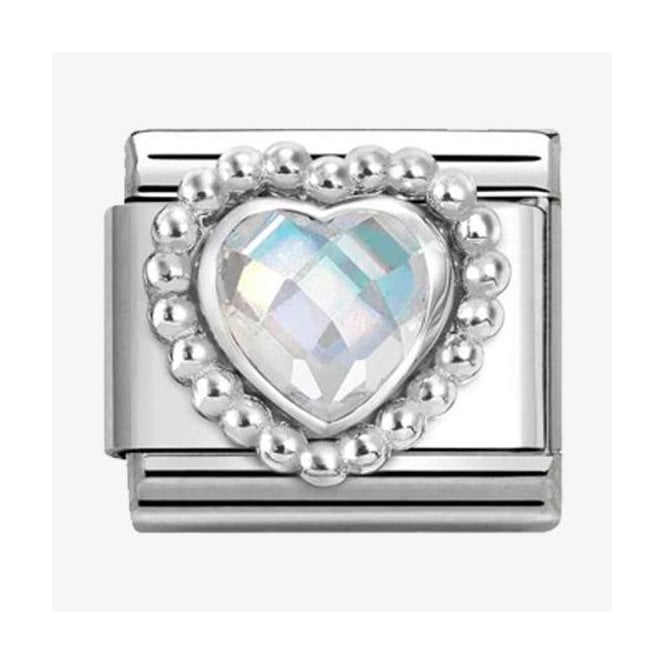 Nomination Italy CZ Heart Charm