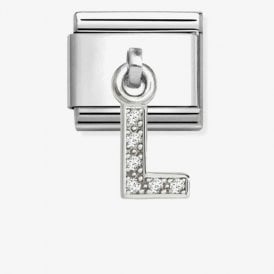 Nomination Italy CZ Initial A Charm
