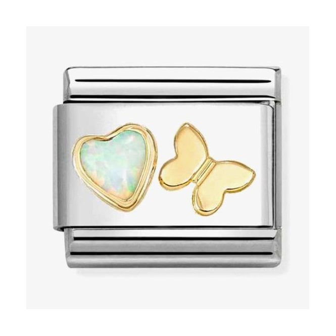Nomination Italy Heart & Butterfly Charm 030523/11