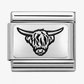 Nomination Italy Highland Cow Charm