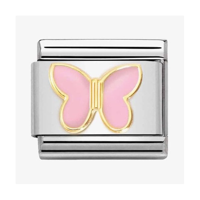 Nomination Italy Pink Butterfly Charm