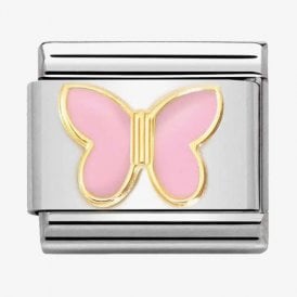 Nomination Italy Pink Butterfly Charm