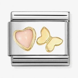 Nomination Italy Pink Coral & Butterfly Charm 030523/12