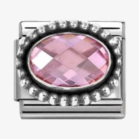 Nomination Italy Pink CZ Charm