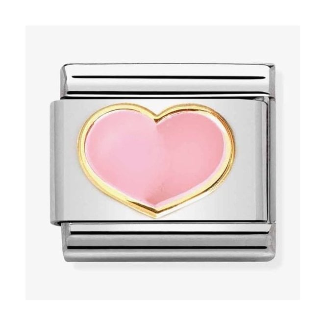 Nomination Italy Pink Enamel Heart Charm