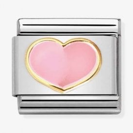 Nomination Italy Pink Enamel Heart Charm