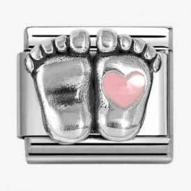 Nomination Italy Pink Feet Charm
