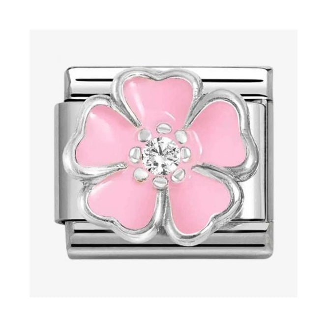 Nomination Italy Pink Flower Charm 330321/14